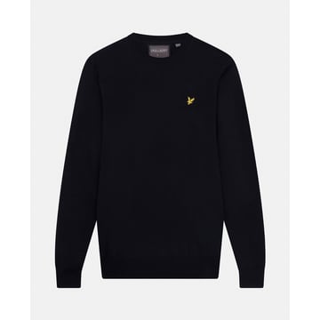 Crew Neck Pullover Blå Lyle & Scott