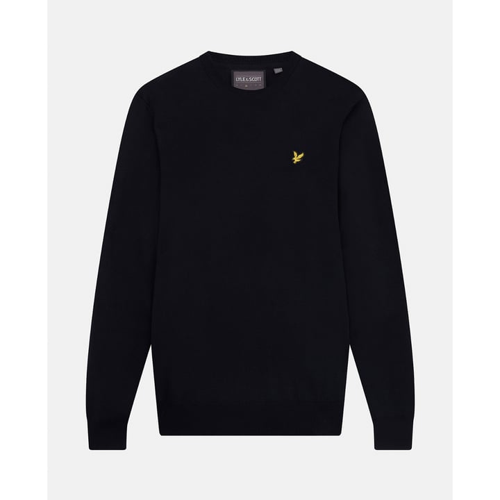 Crew Neck Pullover Blau Lyle & Scott