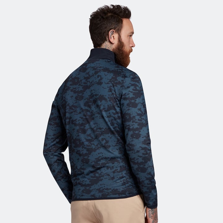 Seafoam 1/4 Zip Midlayer Blå Lyle & Scott