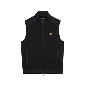 Quilted Back Fleece Gillet Schwarz Lyle & Scott