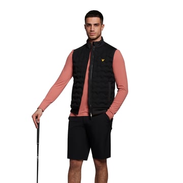 Quilted Back Fleece Gillet Schwarz Lyle & Scott