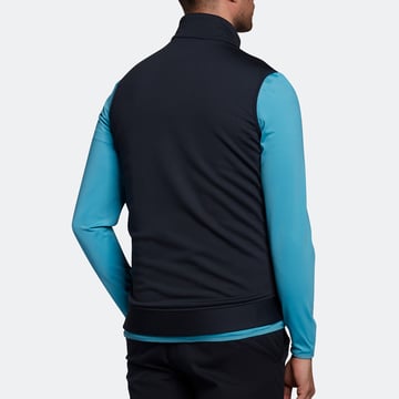 Quilted Back Fleece Gillet Blau Lyle & Scott