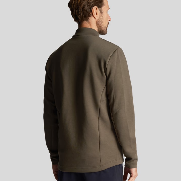 Baffle Quilted Quarter Zip Grön Lyle & Scott Baffle Quilted Quarter Zip Grön Lyle & Scott
