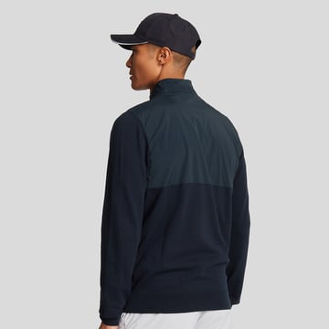 Overlay Full Zip Knitted Jumper Blå Lyle & Scott