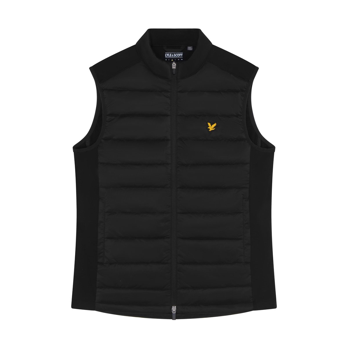Wadded Golf Gilet Le noir Lyle & Scott