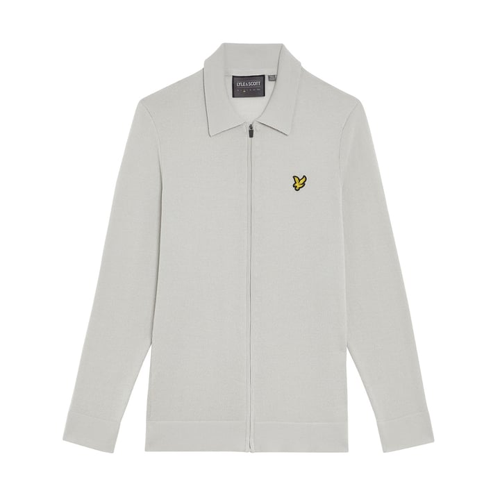 Airlight Knitted Cardigan Grau Lyle & Scott