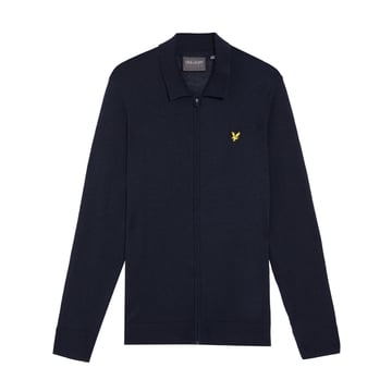 Airlight Knitted Cardigan Bleu Lyle & Scott
