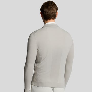 Airlight Knitted Cardigan Grau Lyle & Scott