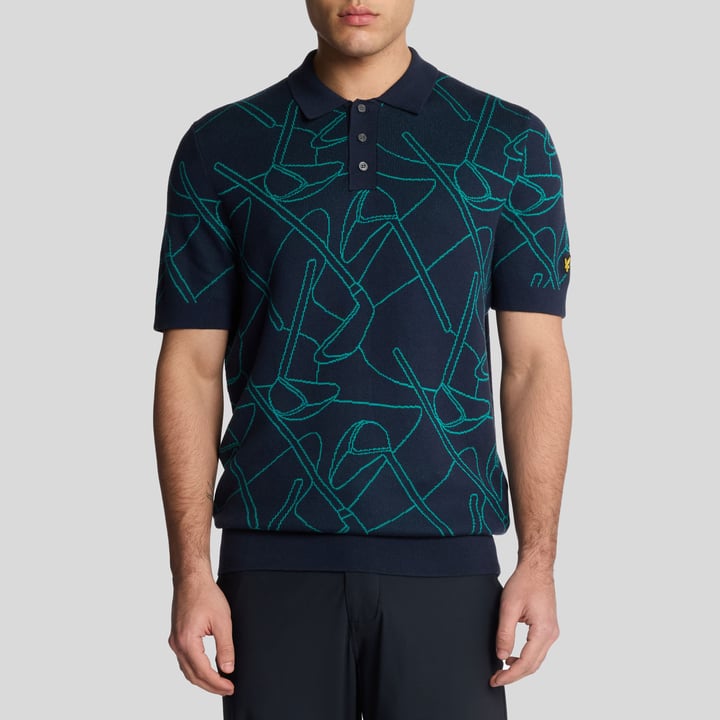 Outline Knitted Polo Lyle & Scott