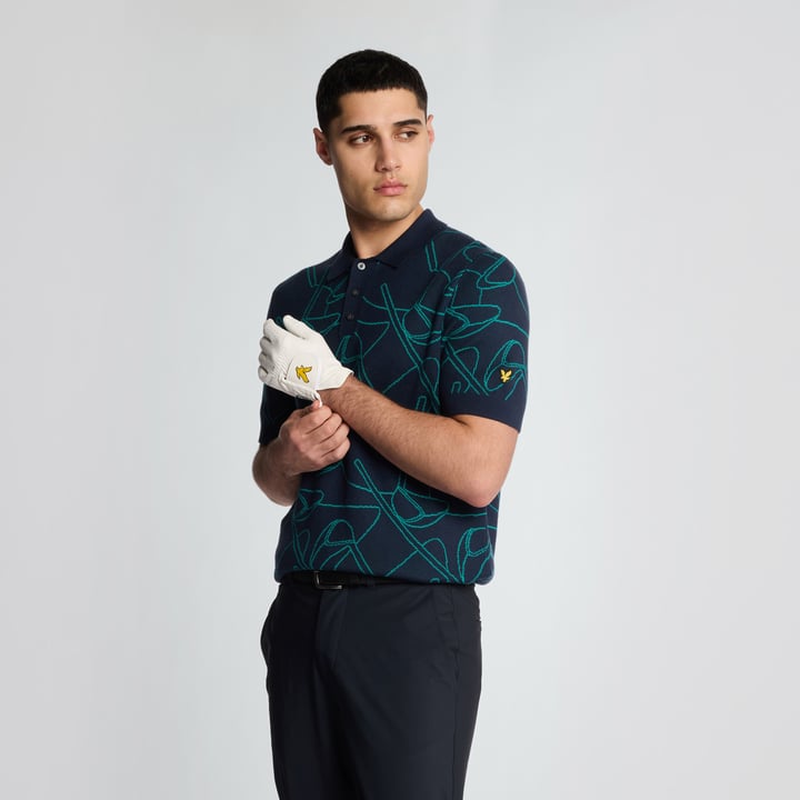 Outline Knitted Polo Lyle & Scott