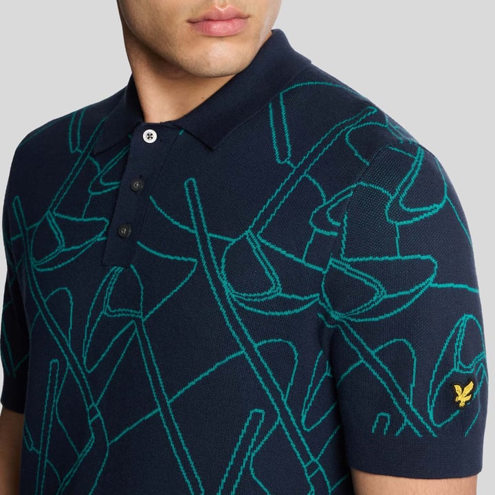 Outline Knitted Polo Lyle & Scott