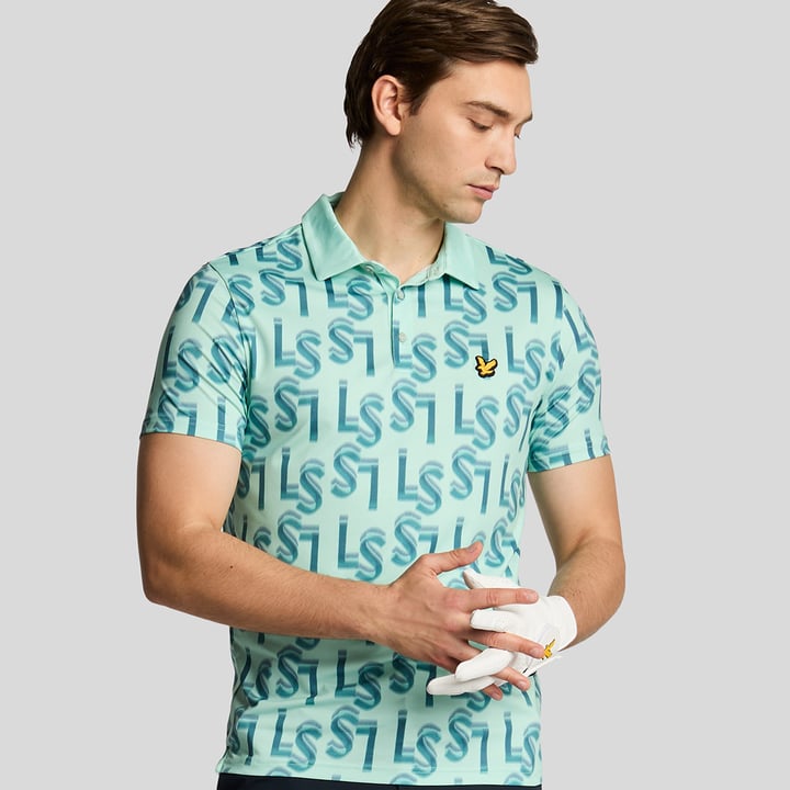 Monogram Printed Polo Lyle & Scott