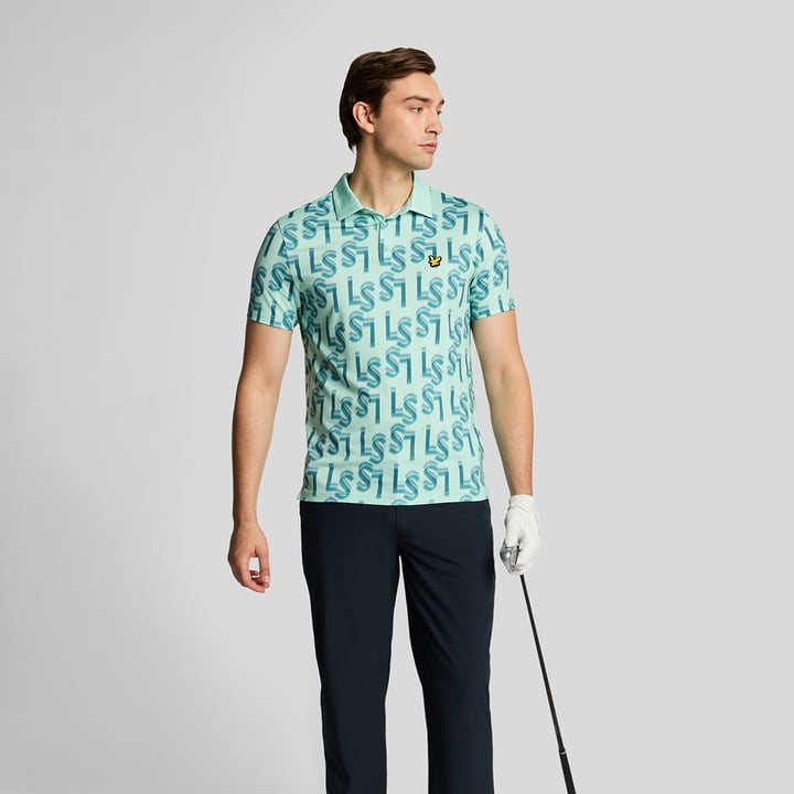 Monogram Printed Polo Lyle & Scott