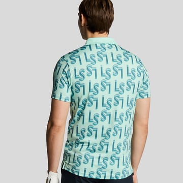 Monogram Printed Polo Lyle & Scott