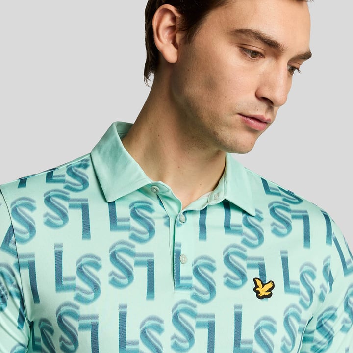 Monogram Printed Polo Lyle & Scott