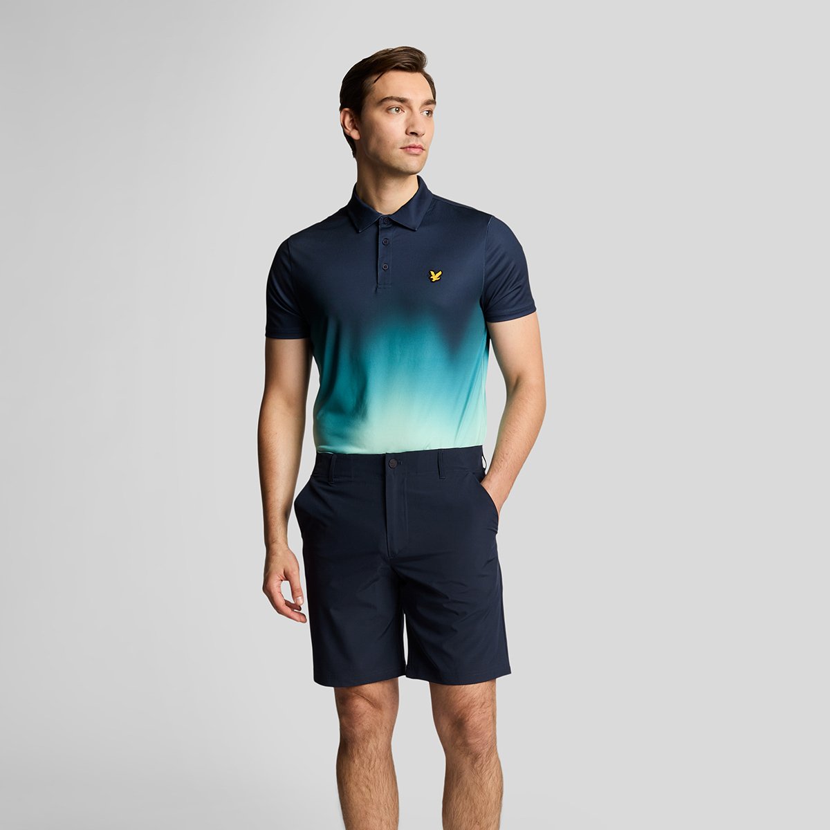 5 Pocket Golf Short Blå Lyle & Scott
