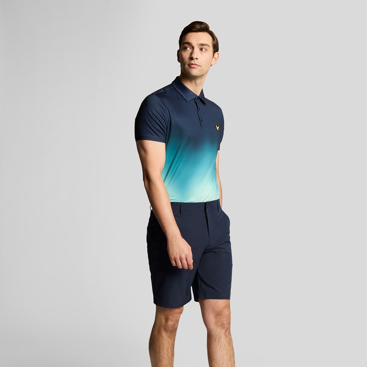 5 Pocket Golf Short Blå Lyle & Scott