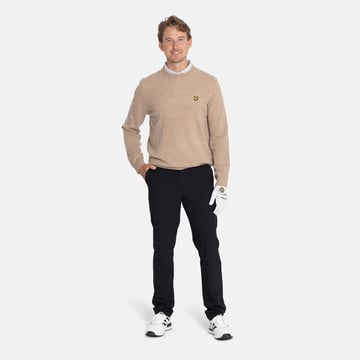 Lambswool Blend Crew Beige Lyle & Scott