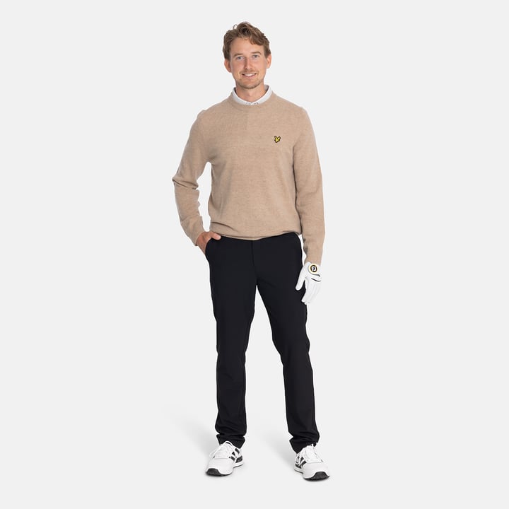 Lambswool Blend Crew Beige Lyle & Scott