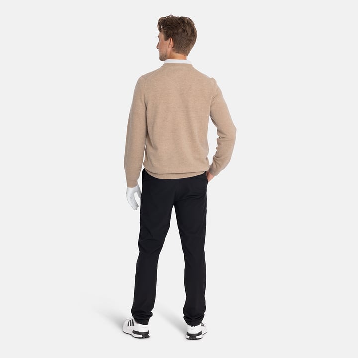 Lambswool Blend Crew Beige Lyle & Scott