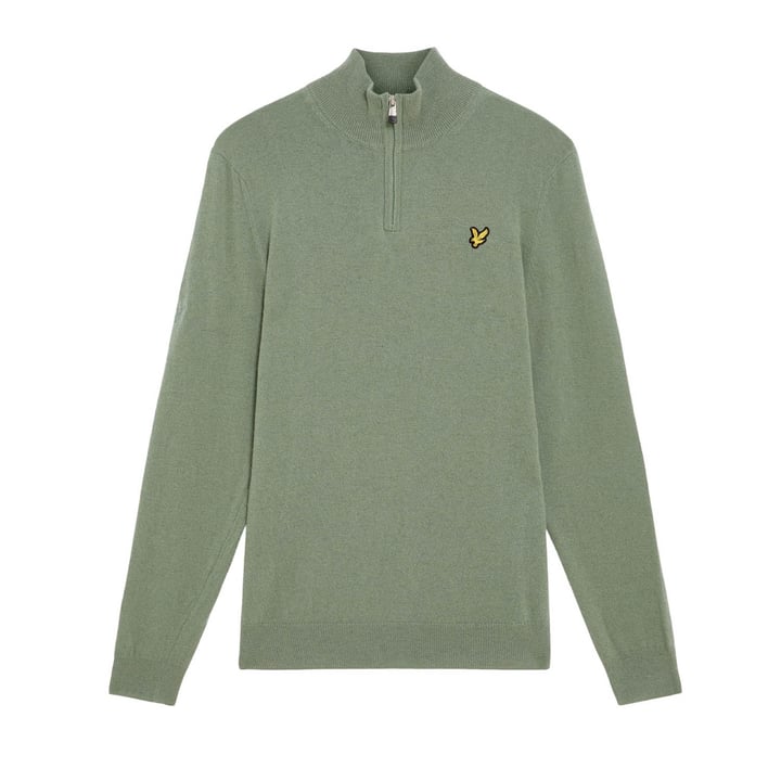 Lambswool Blend Quarter Zip Lyle & Scott