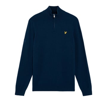 Lambswool Blend Quarter Zip Lyle & Scott