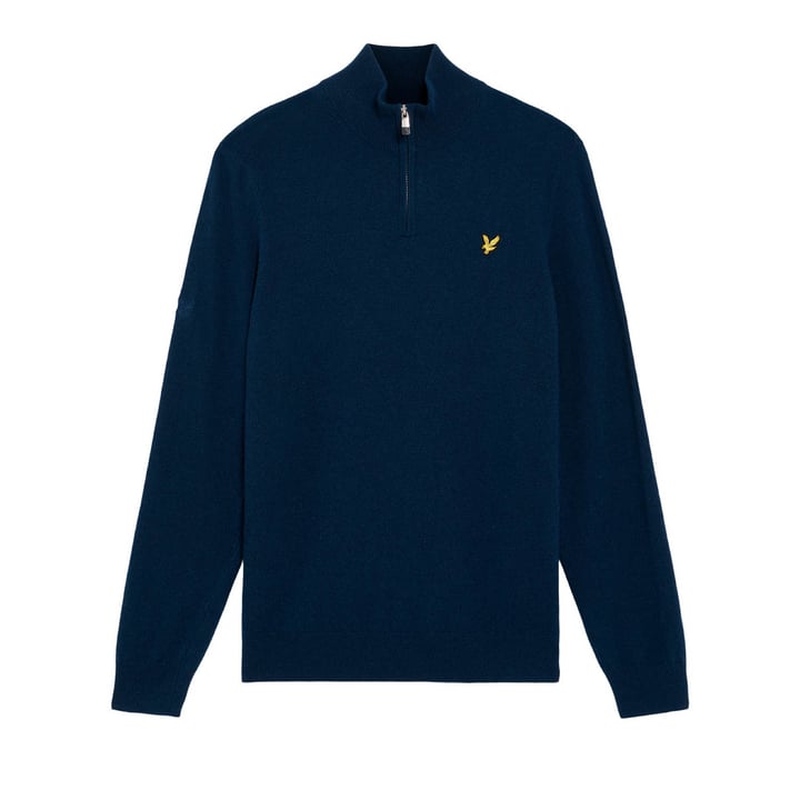 Lambswool Blend Quarter Zip Lyle & Scott