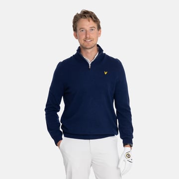 Lambswool Blend Quarter Zip Lyle & Scott