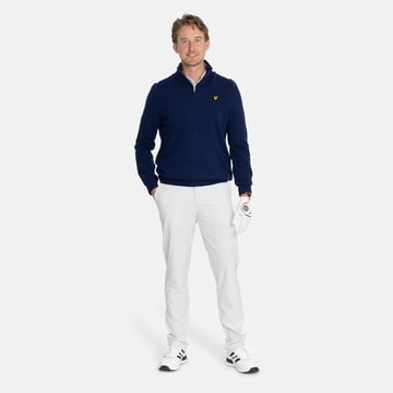 Lambswool Blend Quarter Zip Lyle & Scott