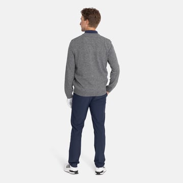 Lambswool Blend Argyle V-Neck Grå Blå Lyle & Scott