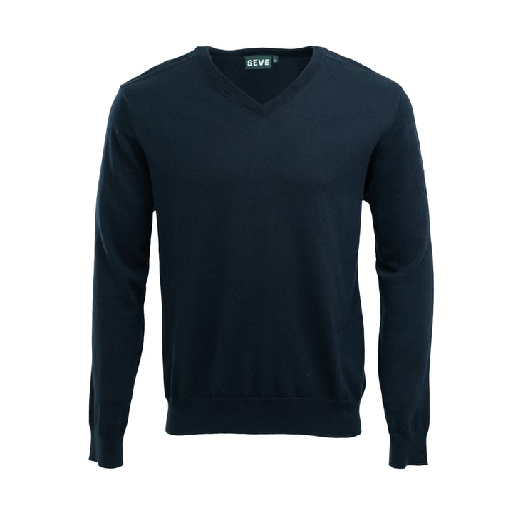 8424 Knitted Sweater Blau Seve 8424 Knitted Sweater Blau Seve