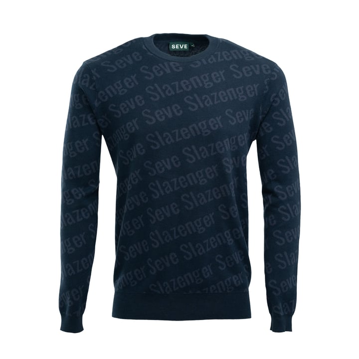 Collab Sweater Blau Seve Collab Sweater Blau Seve