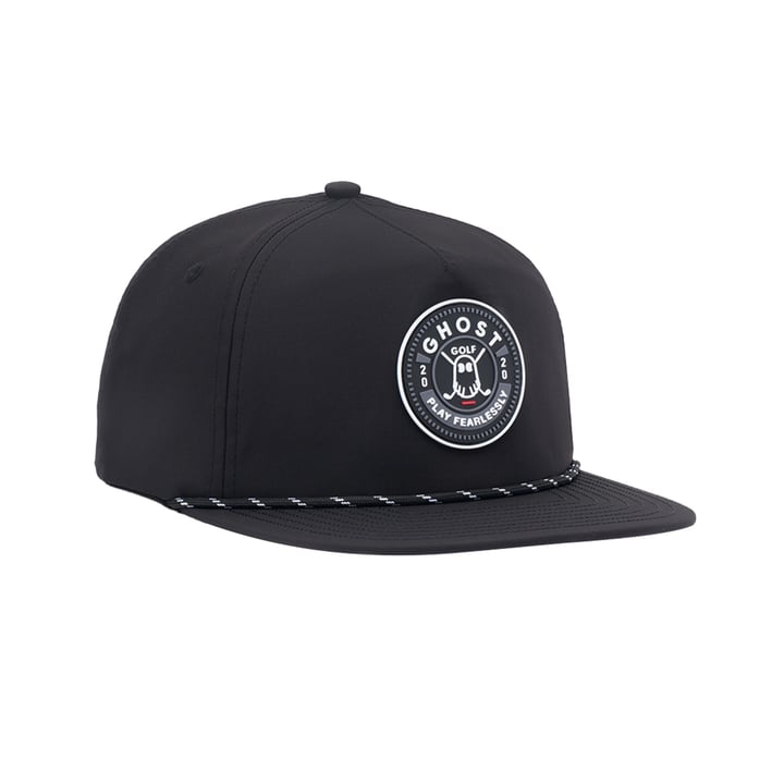 Retro Golfer Snapback Svart Ghost Golf