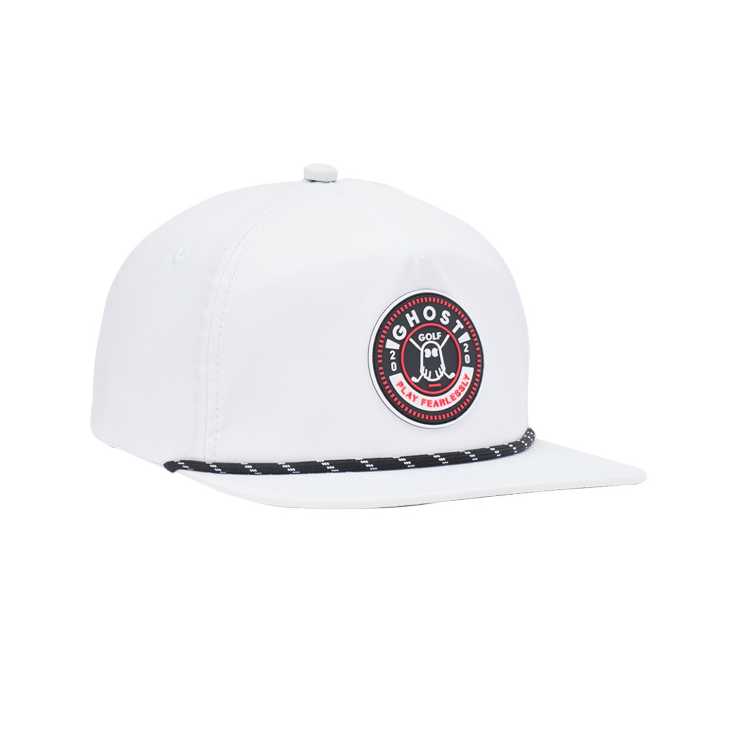 Retro Golfer Snapback Hvit Ghost Golf