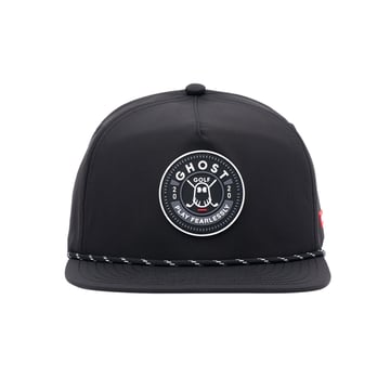 Retro Golfer Snapback Svart Ghost Golf
