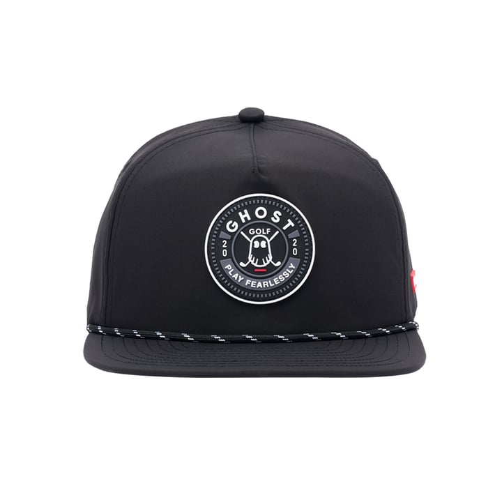 Retro Golfer Snapback Svart Ghost Golf