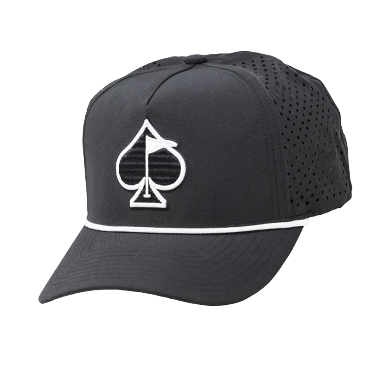 Pins & Aces Perforated Rope Headwear