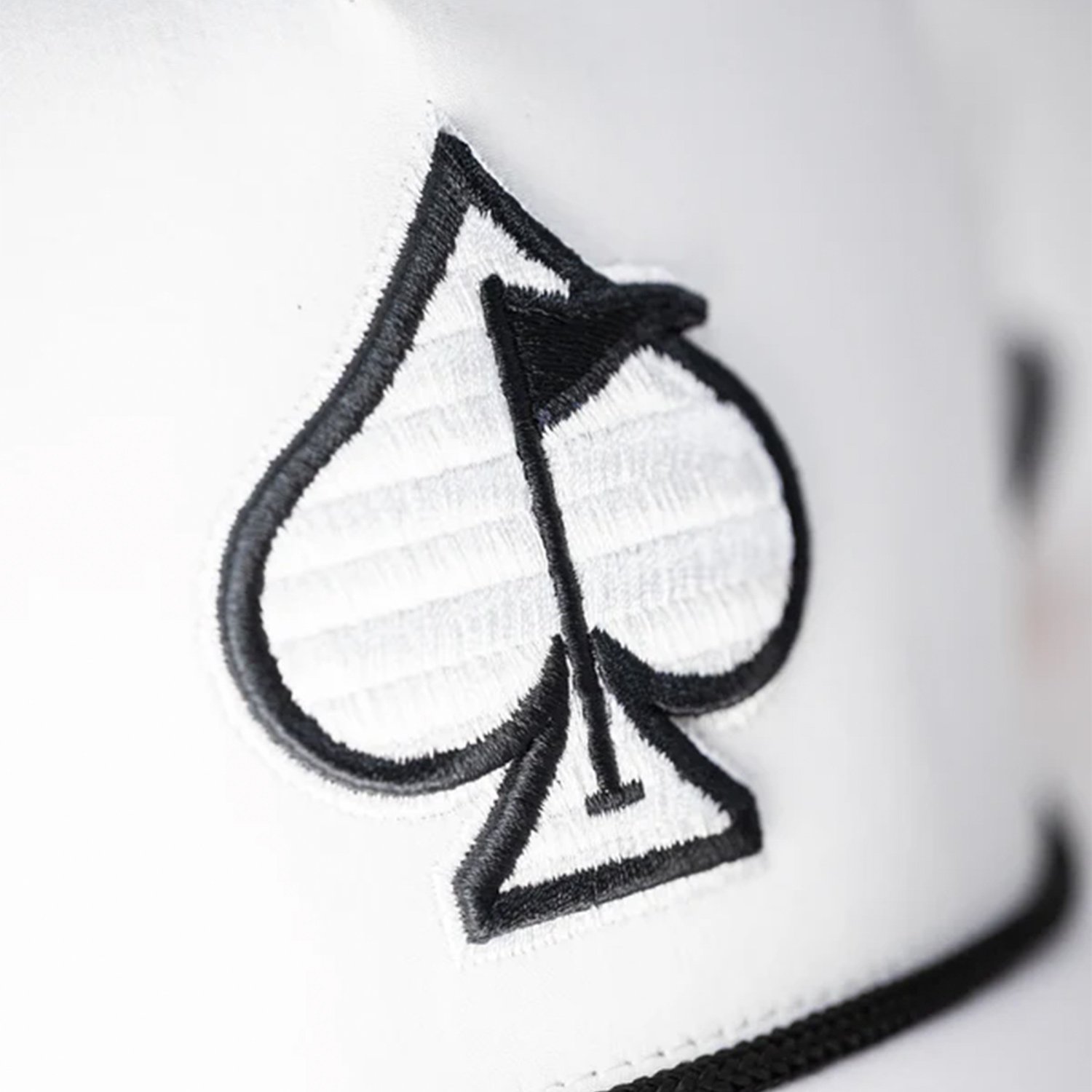 Perforated Rope Hat Valkoinen Pins & Aces