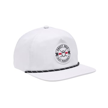 Badge Snapback Vit Ghost Golf