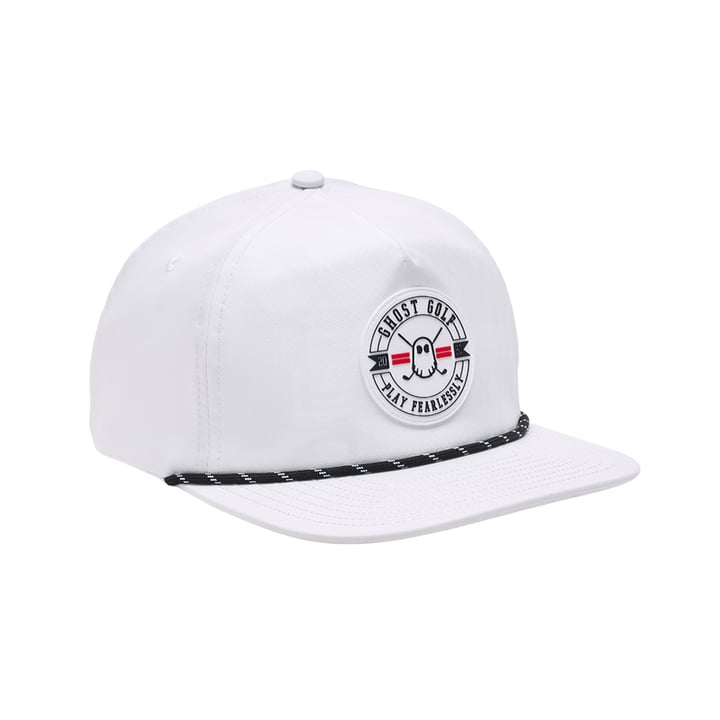 Badge Snapback Vit Ghost Golf