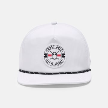 Badge Snapback Vit Ghost Golf