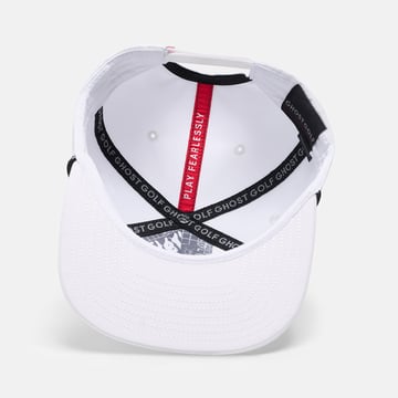 Badge Snapback Vit Ghost Golf