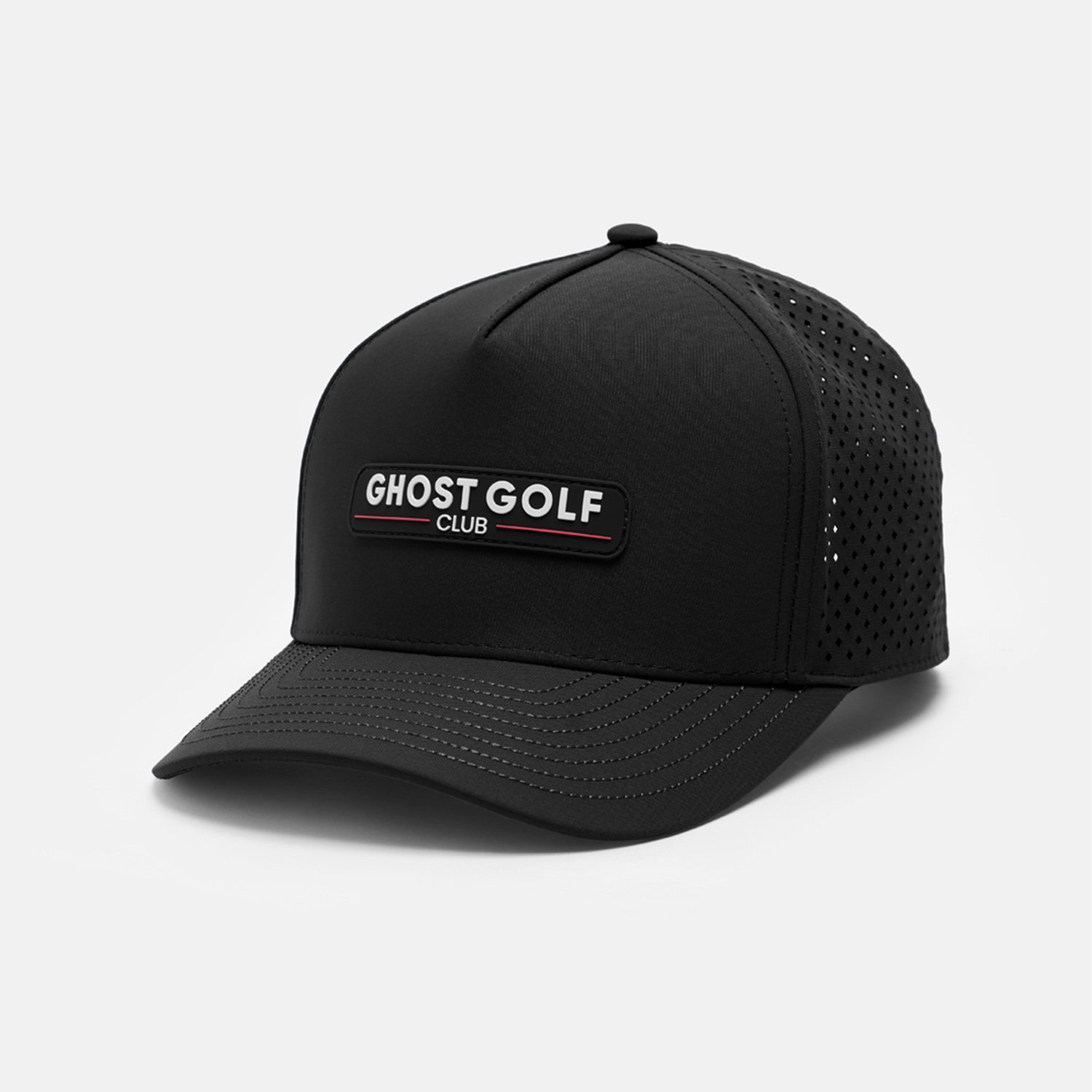 Core Logo Snapback Svart Ghost Golf Core Logo Snapback Svart Ghost Golf