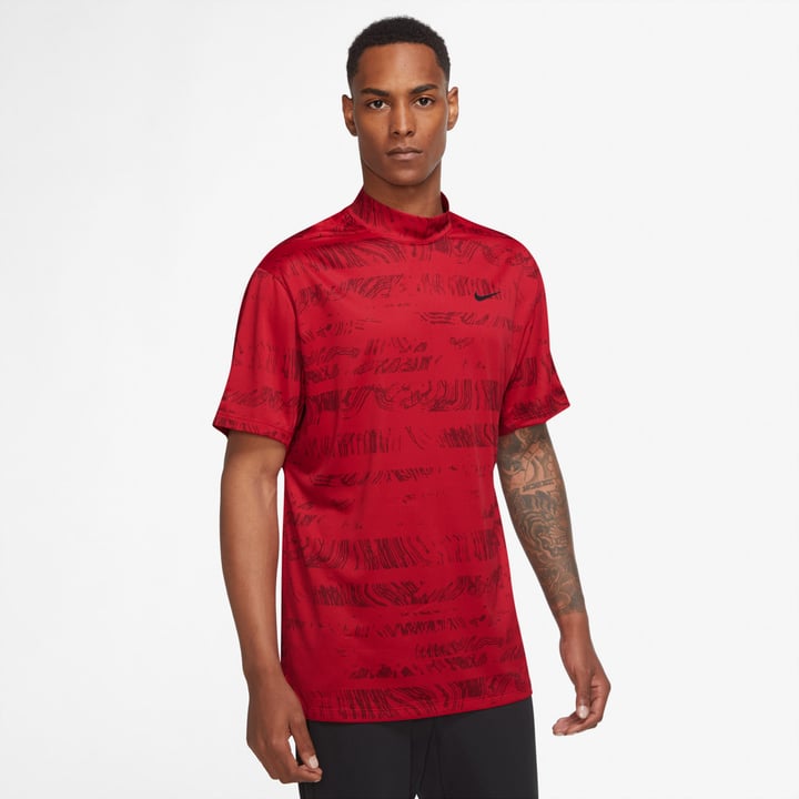 Dri-Fit Adv Tiger Woods M Mock Rød Nike