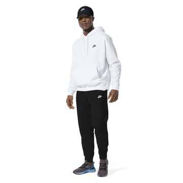 Sportswear Club Fleece Hood Hvit Nike