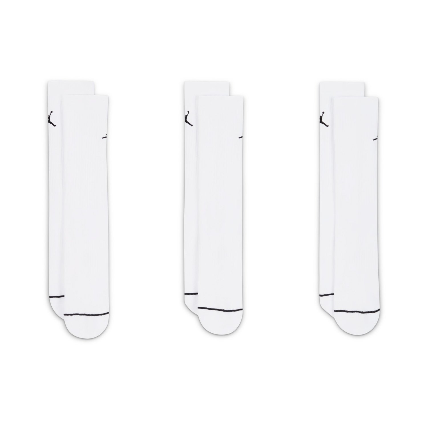 Jordan Everyday Crew Socks 3 Pairs White Nike
