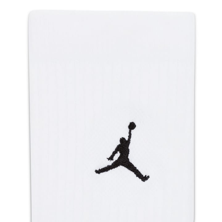 Jordan Everyday Crew Socks 3 Pairs Hvit Nike Jordan Everyday Crew Socks 3 Pairs Hvit Nike