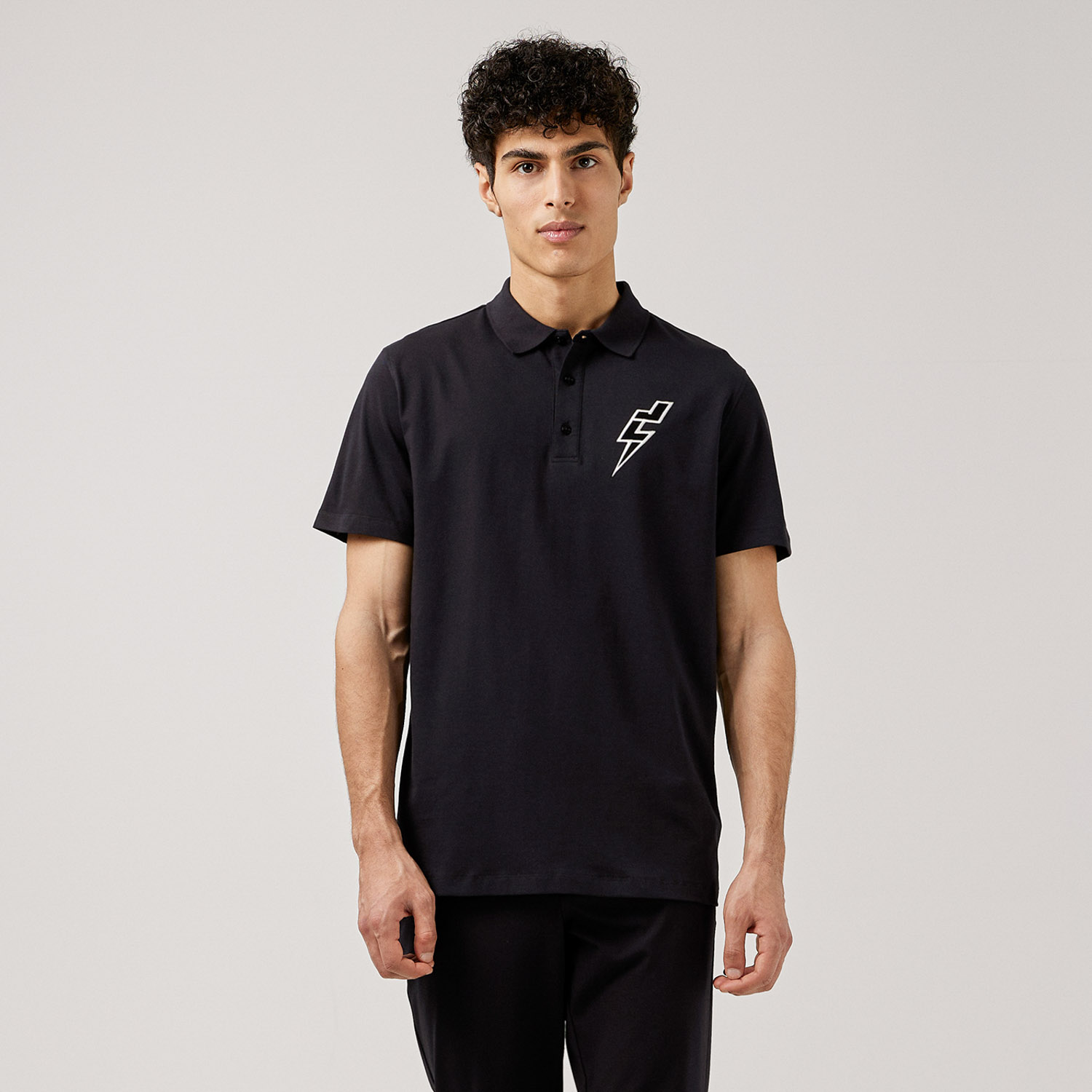 j lindeberg black polo