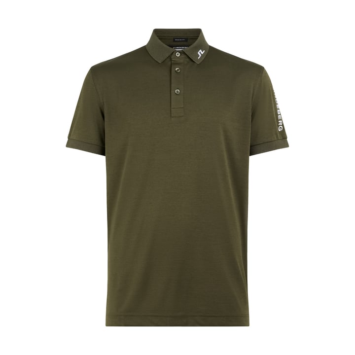 Tour Tech Reg Fit Golf Polo Grün J.Lindeberg