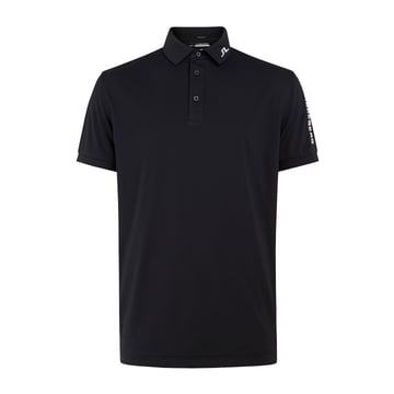 Tour Tech Reg Fit Golf Polo Black J.Lindeberg